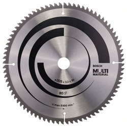Bosch Kreissägeblatt Multi Material, 305x30x3,2mm, 80 Zähne Nr. 2608640452
