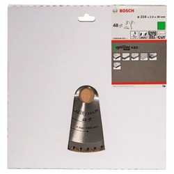 Bosch Kreissägeblatt Optiline Wood für Kapp- und Gehrungssägen, 216x30x2,0mm, 48 Zähne Nr. 2608640432