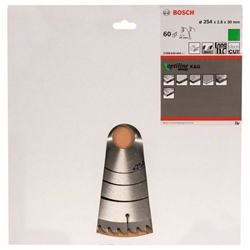 Bosch Kreissägeblatt Optiline Wood für Kapp- und Gehrungssägen, 254x30x2,8mm, 60 Zähne Nr. 2608640444