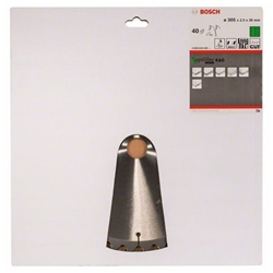 Bosch Kreissägeblatt Optiline Wood für Kapp- und Gehrungssägen, 305x30x2,5mm, 40 Zähne Nr. 2608640440