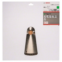 Bosch Kreissägeblatt Optiline Wood für Kapp- und Gehrungssägen, 305x30x3,2mm, 60 Zähne Nr. 2608641768