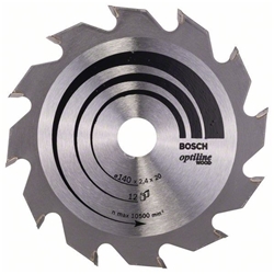 Bosch Kreissägeblatt Optiline Wood, für Handkreissägen Nr. 2608641168
