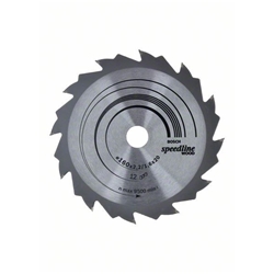Bosch Kreissägeblatt Speedline Wood, 160x20x2,2mm, 12 Zähne Nr. 2608640786