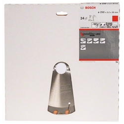 Bosch Kreissägeblatt Speedline Wood, 250x30x3,2mm, 24 Zähne Nr. 2608640680