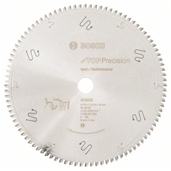 Bosch Kreissägeblatt Top Precision Best for Multi Material, 305x30x2,3mm, 96 Zähne Nr. 2608642099