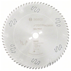 Bosch Kreissägeblatt Top Precision Best for Wood, 315x30x3,2mm, 72 Zähne Nr. 2608642118