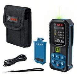 Bosch Laser-Entfernungsmesser GLM 50-27 CG mit 1 x Akku BA 3,7V 1.0Ah, zudem im Lieferumfang enthalten: Schutztasche, Trageschlaufe, USB-C-Kabel Nr. 0601072U01