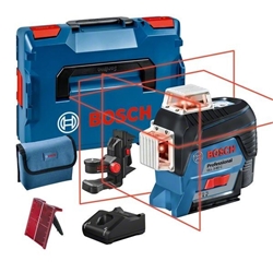 Bosch Linienlaser GLL 3-80 C, mit 1 x Akku 2.0Ah Li-Ion, Halterung BM 1, L-BOXX Nr. 0601063R02