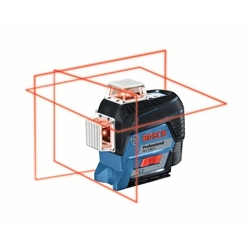 Bosch Linienlaser GLL 3-80 C, mit 1 x Akku 2.0Ah Li-Ion, Laser-Empfänger LR 7, L-BOXX Nr. 0601063R05