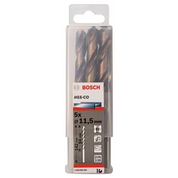 Bosch Metallbohrer HSS-Co, DIN 338, 11,5x94x142mm, 5er-Pack Nr. 2608585902