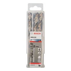 Bosch Metallbohrer HSS-Co, DIN 338, 11x94x142mm, 5er-Pack Nr. 2608585901