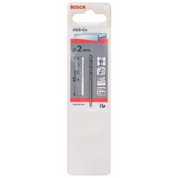 Bosch Metallbohrer HSS-Co, DIN 338, 2x29x49mm, 1er-Pack Nr. 2608585840