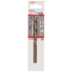 Bosch Metallbohrer HSS-Co, DIN 338, 7,5x69x109mm, 1er-Pack Nr. 2608585859