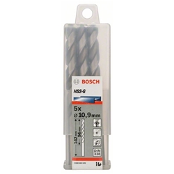 Bosch Metallbohrer HSS-G, DIN 338, 10,9x94x142mm, 5er-Pack Nr. 2608585529