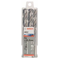 Bosch Metallbohrer HSS-G, DIN 338, 11,2x94x142mm, 5er-Pack Nr. 2608585531