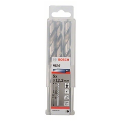 Bosch Metallbohrer HSS-G, DIN 338, 12,2x101x151mm, 5er-Pack Nr. 2608585539