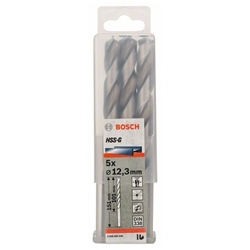 Bosch Metallbohrer HSS-G, DIN 338, 12,3x101x151mm, 5er-Pack Nr. 2608585540