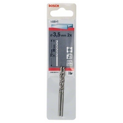 Bosch Metallbohrer HSS-G, DIN 338, 3,5x39x70mm, 2er-Pack Nr. 2608585914
