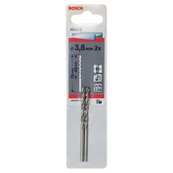 Bosch Metallbohrer HSS-G, DIN 338, 3,8x43x75mm, 2er-Pack Nr. 2608585915