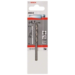 Bosch Metallbohrer HSS-G, DIN 338, 4,1x43x75mm, 1er-Pack Nr. 2608585917