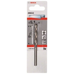 Bosch Metallbohrer HSS-G, DIN 338, 5,1x52x86mm, 1er-Pack Nr. 2608585923
