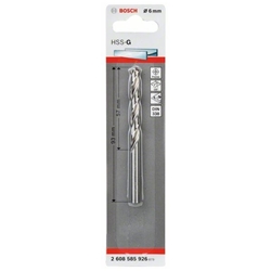 Bosch Metallbohrer HSS-G, DIN 338, 6x57x93mm, 1er-Pack Nr. 2608585926