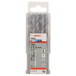 Bosch Metallbohrer HSS-G, DIN 338, 7,1x69x109mm, 10er-Pack Nr. 2608585501