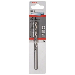 Bosch Metallbohrer HSS-G, DIN 338, 7,8x75x117mm, 1er-Pack Nr. 2608585931