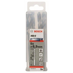 Bosch Metallbohrer HSS-G, DIN 338, 8,9x81x125mm, 5er-Pack Nr. 2608585514