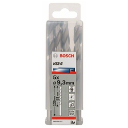 Bosch Metallbohrer HSS-G, DIN 338, 9,3x81x125mm, 5er-Pack Nr. 2608585517