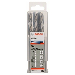 Bosch Metallbohrer HSS-G, DIN 338, 9,9x87x133mm, 5er-Pack Nr. 2608585521