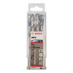 Bosch Metallbohrer HSS-G, DIN 338, 10,0x87x133mm, 5er-Pack Nr. 2608595077