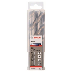 Bosch Metallbohrer HSS-G, DIN 338, 13,0x101x151mm, 5er-Pack Nr. 2608595083