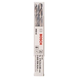 Bosch Metallbohrer HSS-G, DIN 340, 6,5x97x148mm, 5er-Pack Nr. 2608596824
