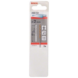 Bosch Metallbohrer HSS-TiN, DIN 338, 2x24x49mm Nr. 2608596671