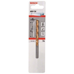 Bosch Metallbohrer HSS-TiN, DIN 338, 6x57x93mm Nr. 2608596711