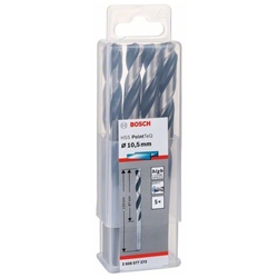 Bosch Metallspiralbohrer HSS PointTeQ, DIN 338, 10,5mm, 5er-Pack Nr. 2608577273