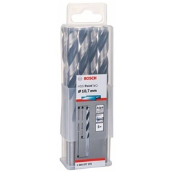 Bosch Metallspiralbohrer HSS PointTeQ, DIN 338, 10,7mm, 5er-Pack Nr. 2608577275