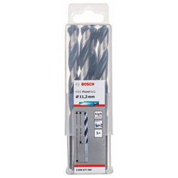Bosch Metallspiralbohrer HSS PointTeQ, DIN 338, 11,2mm, 5er-Pack Nr. 2608577280