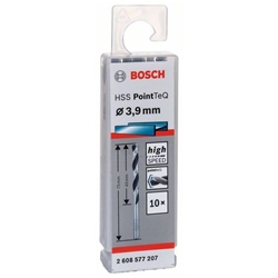 Bosch Metallspiralbohrer HSS PointTeQ, DIN 338, 3,9mm, 10er-Pack Nr. 2608577207