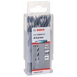 Bosch Metallspiralbohrer HSS PointTeQ, DIN 338, 5,6mm, 10er-Pack Nr. 2608577224