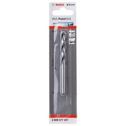Bosch Metallspiralbohrer HSS PointTeQ, DIN 338, 6,0mm, 1er-Pack Nr. 2608577167