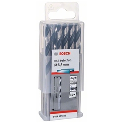 Bosch Metallspiralbohrer HSS PointTeQ, DIN 338, 6,7mm, 10er-Pack Nr. 2608577235