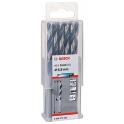 Bosch Metallspiralbohrer HSS PointTeQ, DIN 338, 6,8mm, 10er-Pack Nr. 2608577236