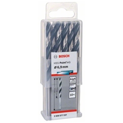 Bosch Metallspiralbohrer HSS PointTeQ, DIN 338, 6,9mm, 10er-Pack Nr. 2608577237