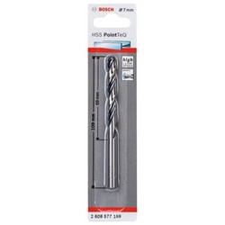 Bosch Metallspiralbohrer HSS PointTeQ, DIN 338, 7,0mm, 1er-Pack Nr. 2608577169