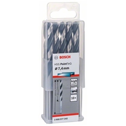 Bosch Metallspiralbohrer HSS PointTeQ, DIN 338, 7,4mm, 10er-Pack Nr. 2608577242
