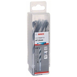 Bosch Metallspiralbohrer HSS PointTeQ, DIN 338, 7,6mm, 10er-Pack Nr. 2608577244