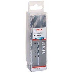 Bosch Metallspiralbohrer HSS PointTeQ, DIN 338, 7,9mm, 10er-Pack Nr. 2608577247