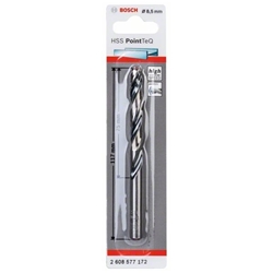 Bosch Metallspiralbohrer HSS PointTeQ, DIN 338, 8,5mm, 1er-Pack Nr. 2608577172
